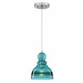 Brilliantbulb Fiona One-Light Indoor Mini Pendant, Brushed Nickel BR3278615